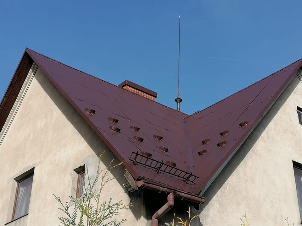Malowanie dachu - po malowaniu
